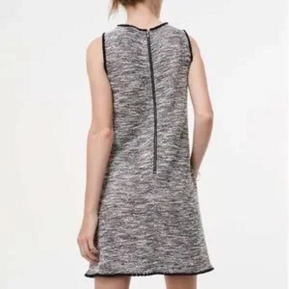 LOFT Multicolored Tweed Style Sleeveless Color Shift Crewneck Dress size XSP - Picture 2 of 9